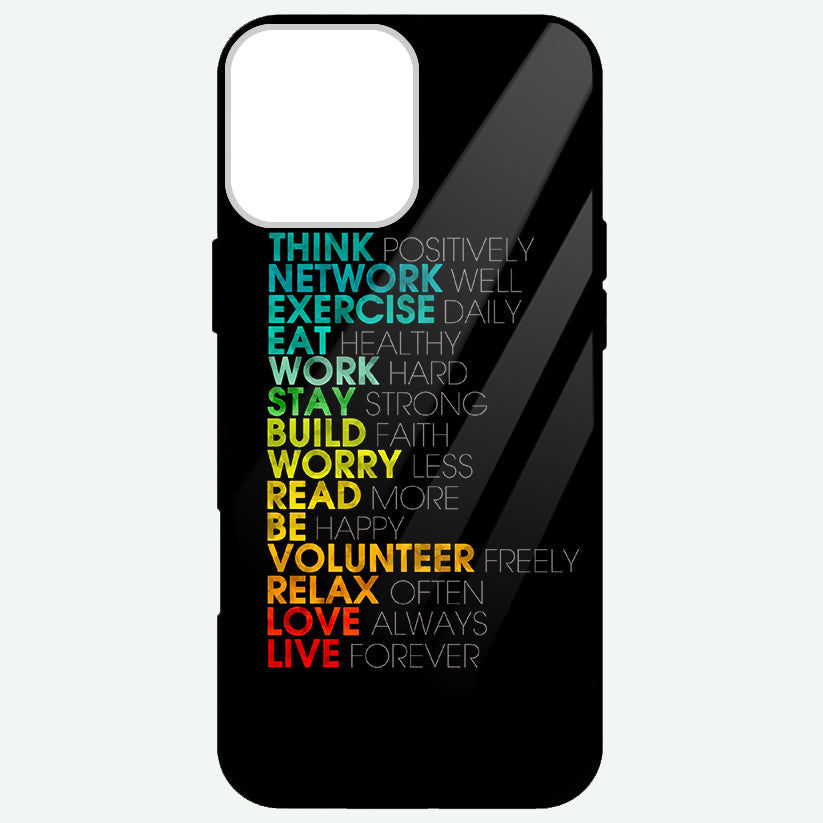 Relax Love Live Forever Glossy Phone Cases
