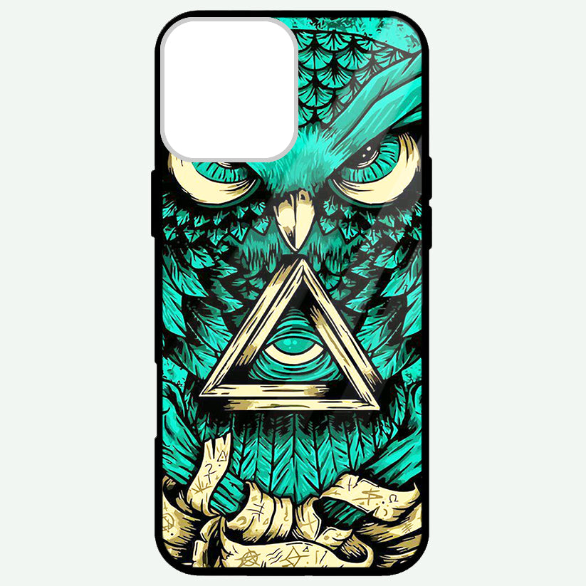 Mighty Owl Artwork Glossy Phone Cases