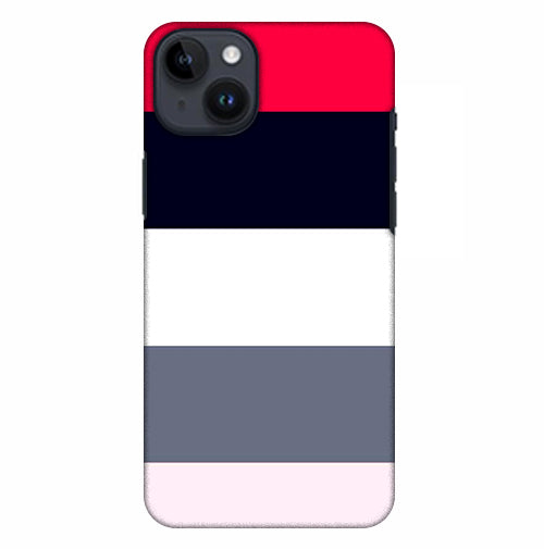 Classic White Black And  Red Stripes Phone Case