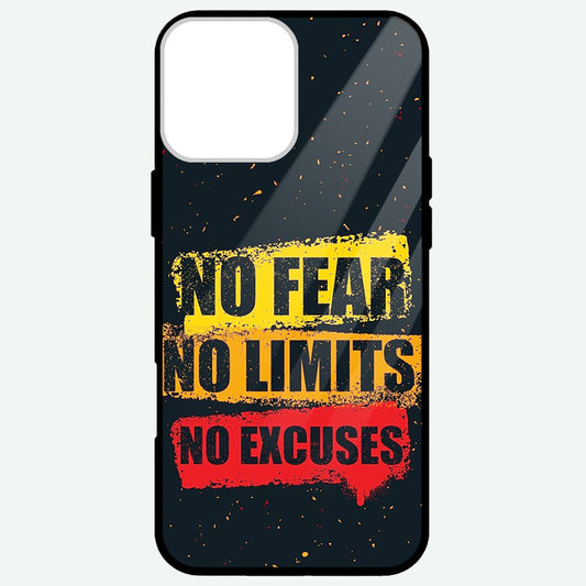 No Fear No Limits No Excuses Glossy Phone Cases