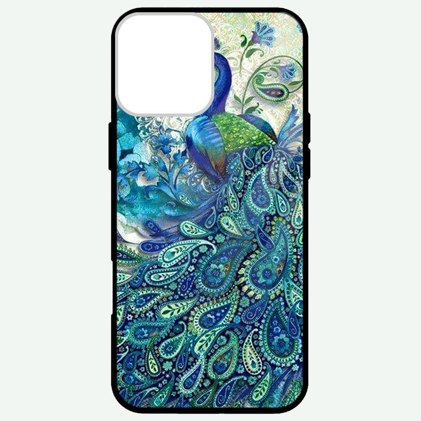 Peacockd Feather Glossy Phone Cases