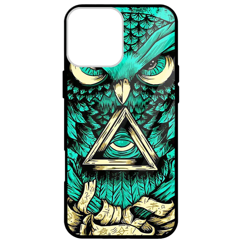 Mighty Owl Artwork Glossy Phone Cases