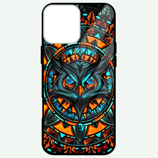 Angry Owl Artwork Glossy Phone Cases
