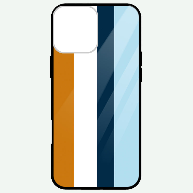 Stripes Colored Glossy Phone Cases