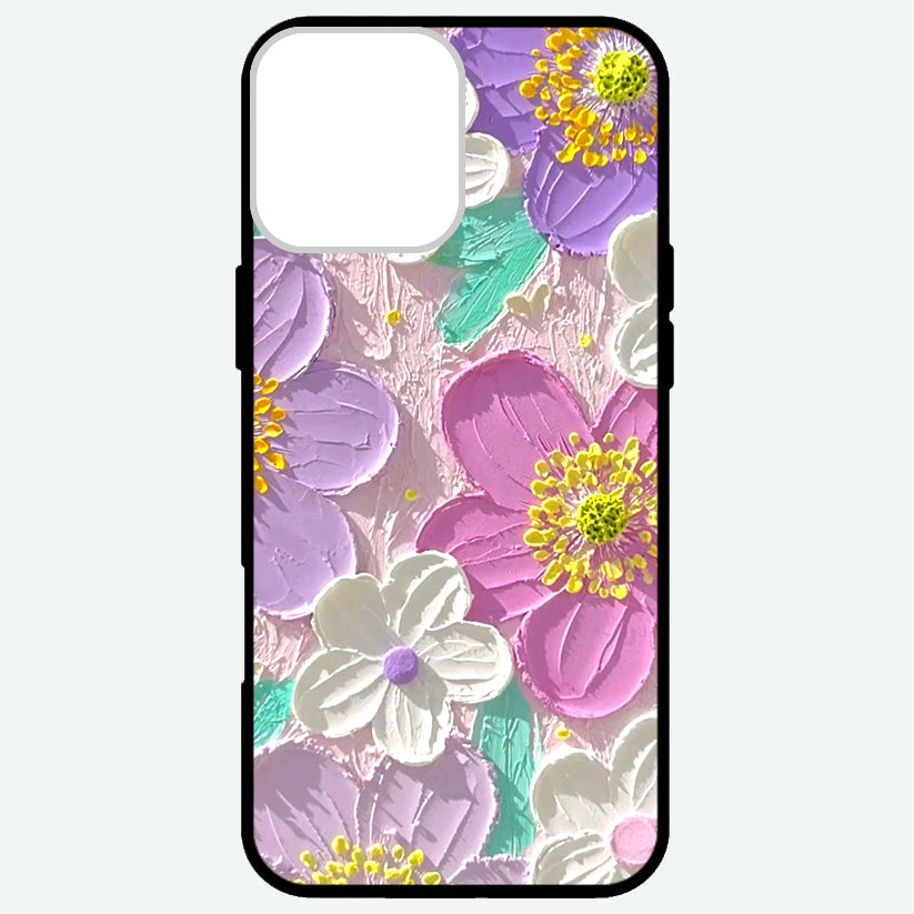 Aesthetic flowers Glossy Phone Cases