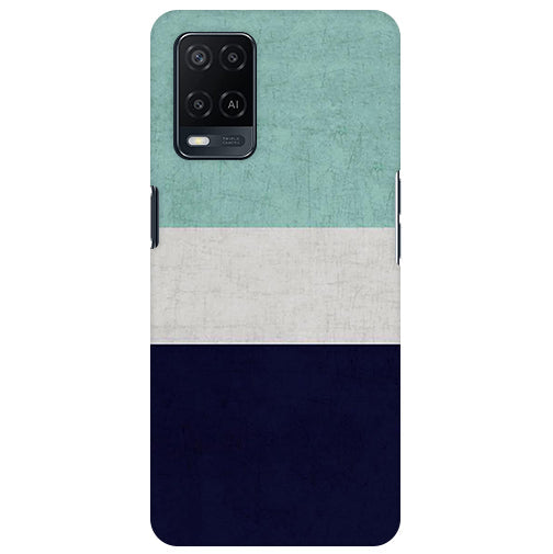 Basic Colored Stripes Back Cover for Oppo A54