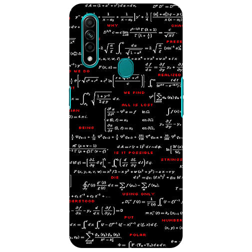 Matric Formulas Back Cover for Oppo A31