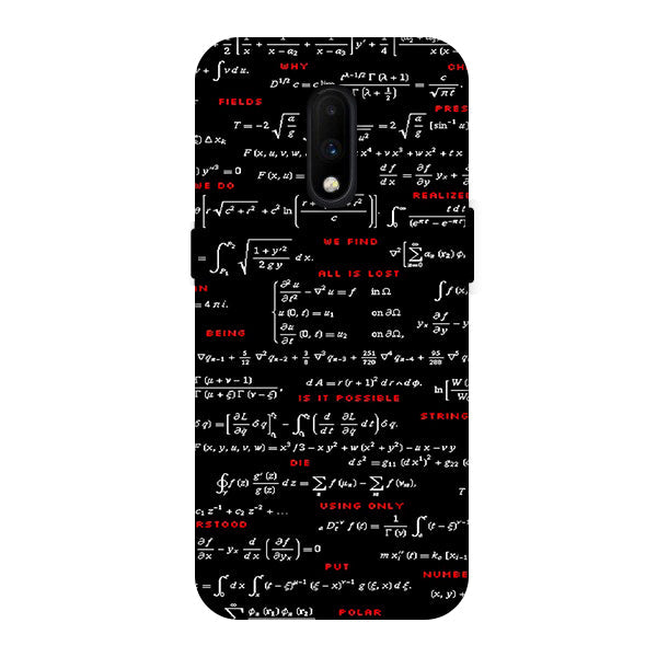 Matric Formulas Back Cover for OnePlus 6