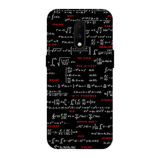 Matric Formulas Back Cover for OnePlus 6