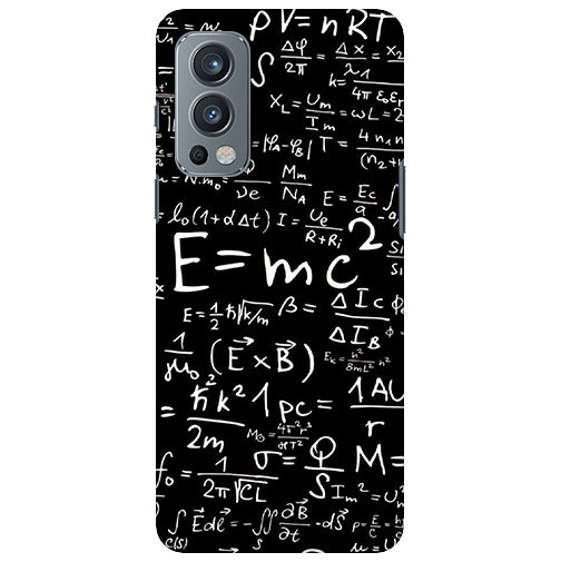 E equal is to MC Square Back Cover for Oneplus Nord 2 5G