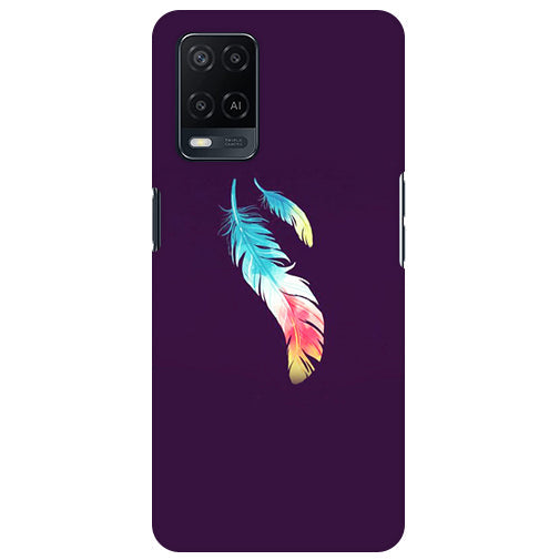 Birds feather  Back Cover for Oppo A54