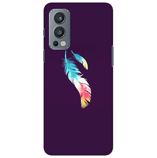 Birds feather  Back Cover for Oneplus Nord 2 5G