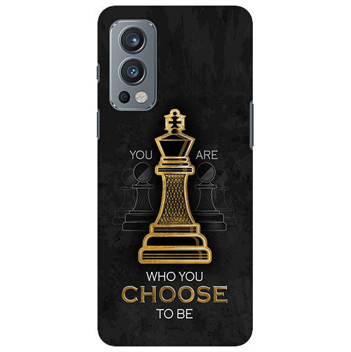 Who You Choose To Be Chase Back Cover for Oneplus Nord 2 5G