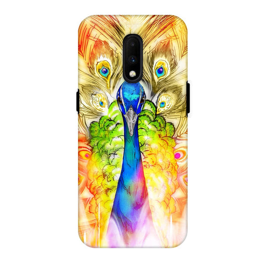 Bold Peacock  Back Cover for OnePlus 7