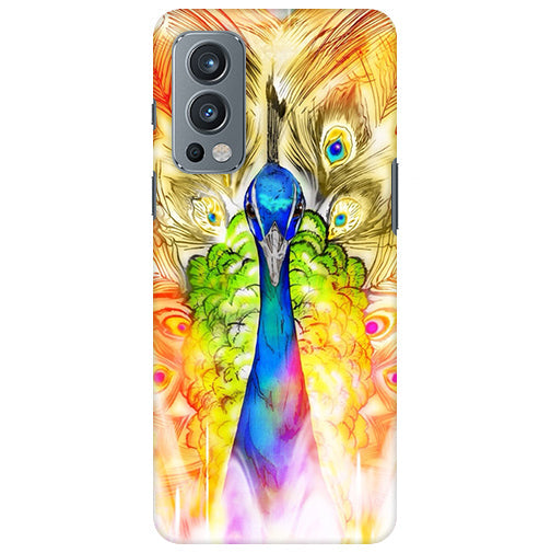 Bold Peacock  Back Cover for Oneplus Nord 2 5G