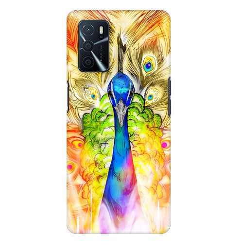 Bold Peacock  Back Cover for Oppo A55