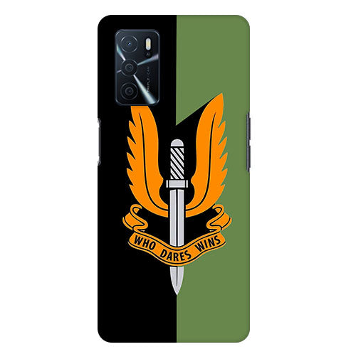 Who Dares Wins Back Cover for Oppo A16