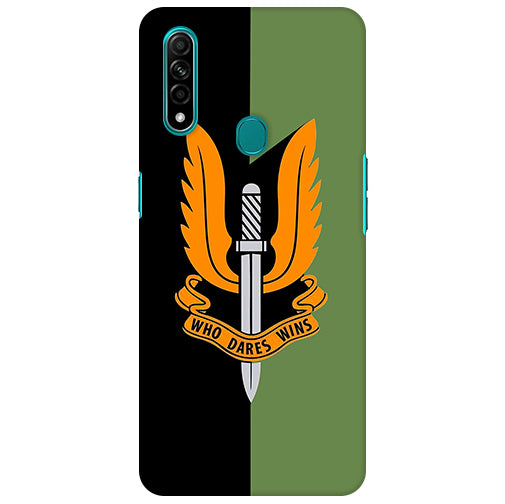 Who Dares Wins Back Cover for Oppo A31