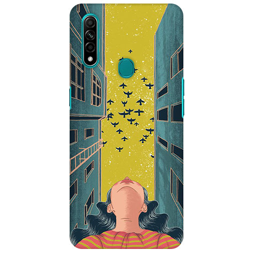 Bird Flying  Looking Amazing Back Cover for Oppo A31