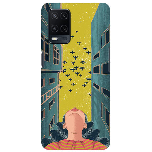 Bird Flying  Looking Amazing Back Cover for Oppo A54