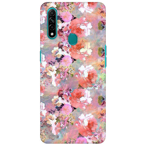 Shadow Flowers Back Cover for Oppo A31