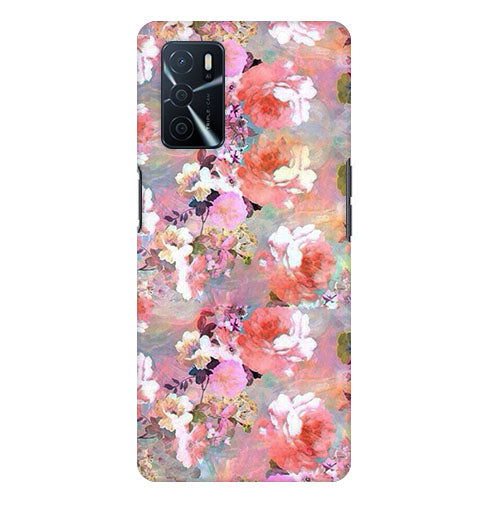 Shadow Flowers Back Cover for Oppo A16