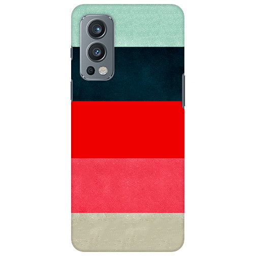 Stripes Gradiant Back Cover for Oneplus Nord 2 5G