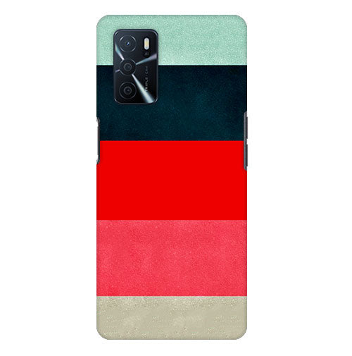 Stripes Gradiant Back Cover for Oppo A55