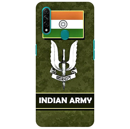 Balidan Indian army Back Cover for Oppo A31