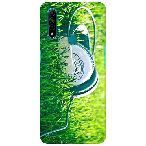 Gras In Headphone Back Cover for Oppo A31