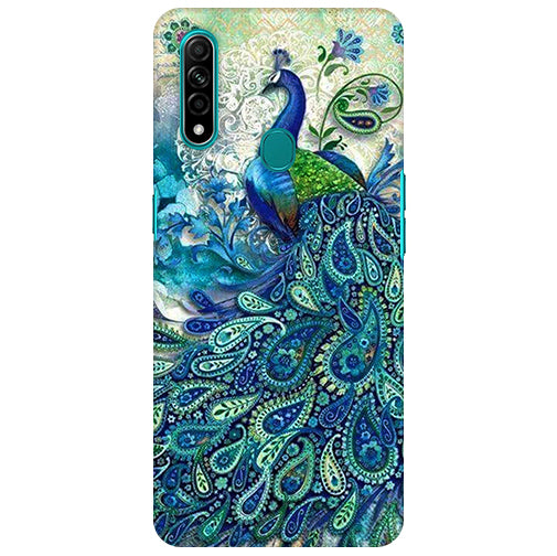 Peacockd Feather Back Cover for Oppo A31