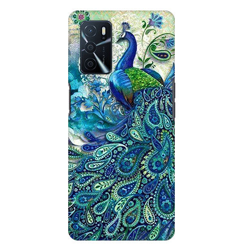 Peacockd Feather Back Cover for Oppo A16