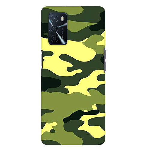 Militar  Back Cover for Oppo A16