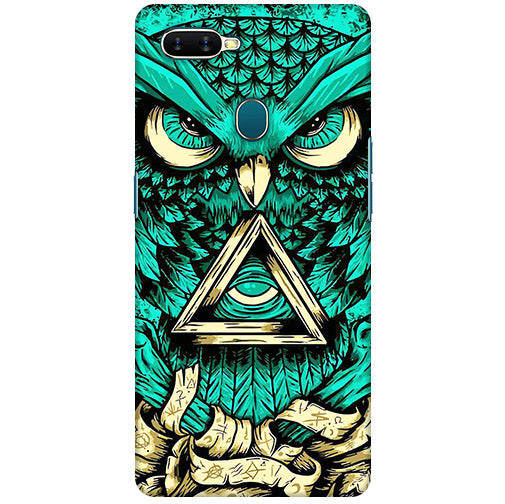 Mighty Owl Artwork Back Cover for Oppo A12 / Oppo A11k