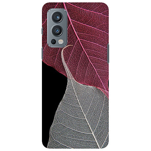 Three Net Leaf Back Cover for Oneplus Nord 2 5G