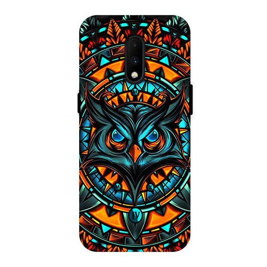 Angry Owl Artwork Back Cover for OnePlus 6