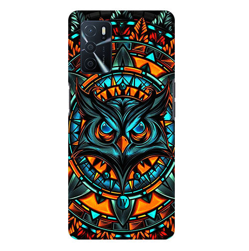 Angry Owl Artwork Back Cover for Oppo A16