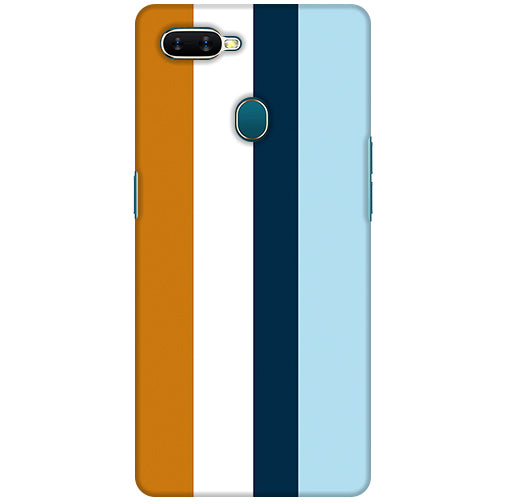 Stripes Colored Back Cover for Oppo A12 / Oppo A11k