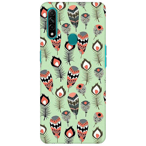 Bird Feather Back Cover for Oppo A31