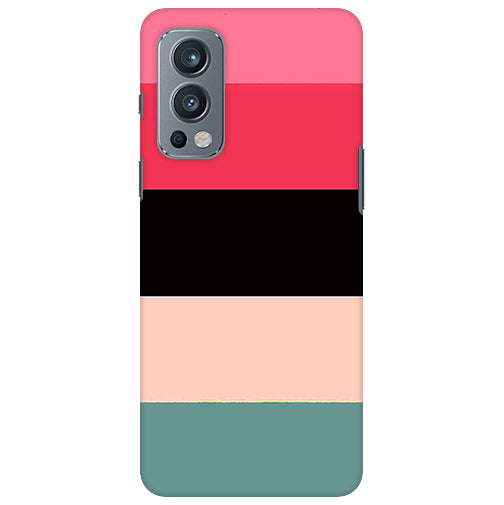 Stripes Classic Design Back Cover for Oneplus Nord 2 5G