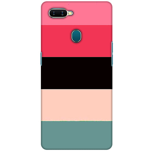 Stripes Classic Design Back Cover for Oppo A7 / Oppo A5S