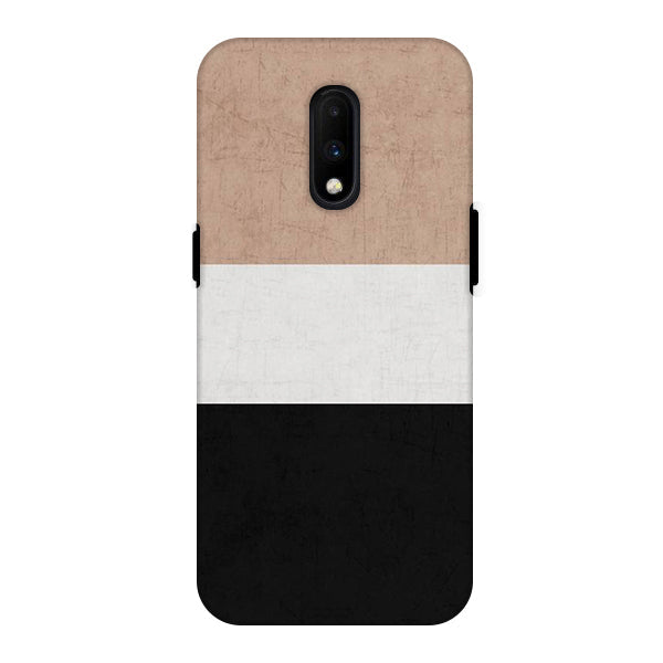 Classic White Black Stripes Back Cover for OnePlus 6